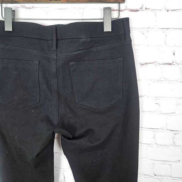 NOT YOUR DAUGHTERS JEANS Black Stretchy Pull On NYDJ Skinny High Rise Leggings 6 - Picture 6 of 9
